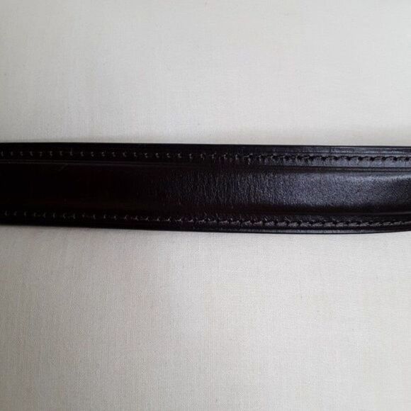 Cabela's Full Grain Cowhide Men's Brown Belt size 48 - Picture 3 of 12